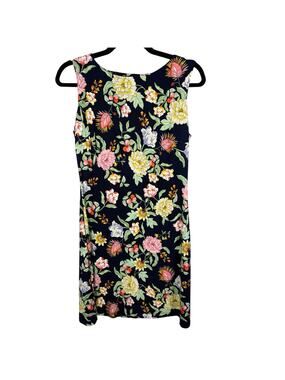 Tommy Hilfiger, Size 4, Navy Floral Fit & Flare Dress, Capsule Wardrobe, Office